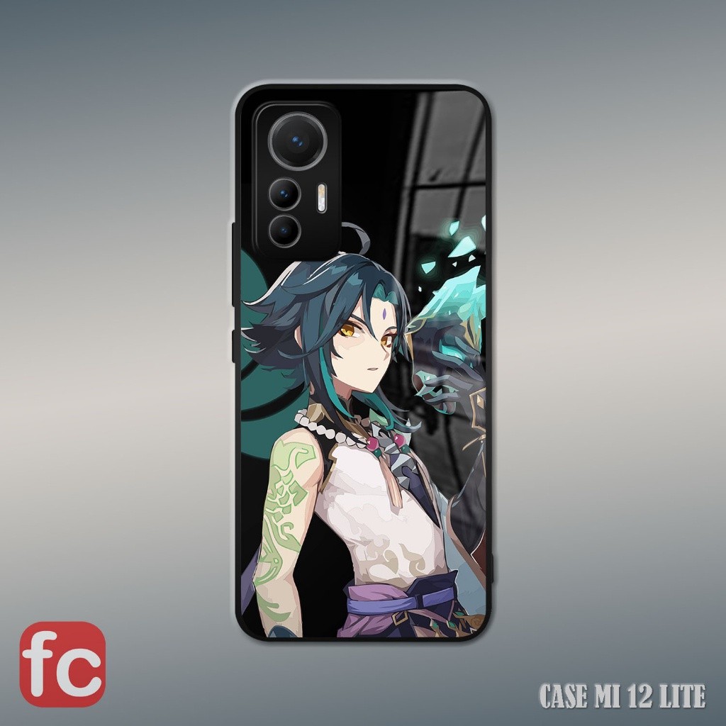 Softcase glossy Xiaomi Mi 12 Lite With Protector Camera genshin impact