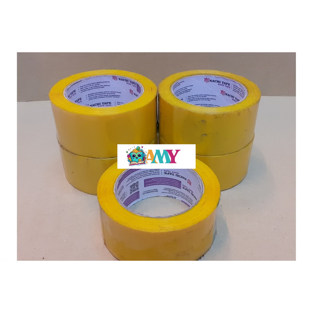 

NACHI LAKBAN OPP 2 INCH WARNA KUNING AMY STASIONARY