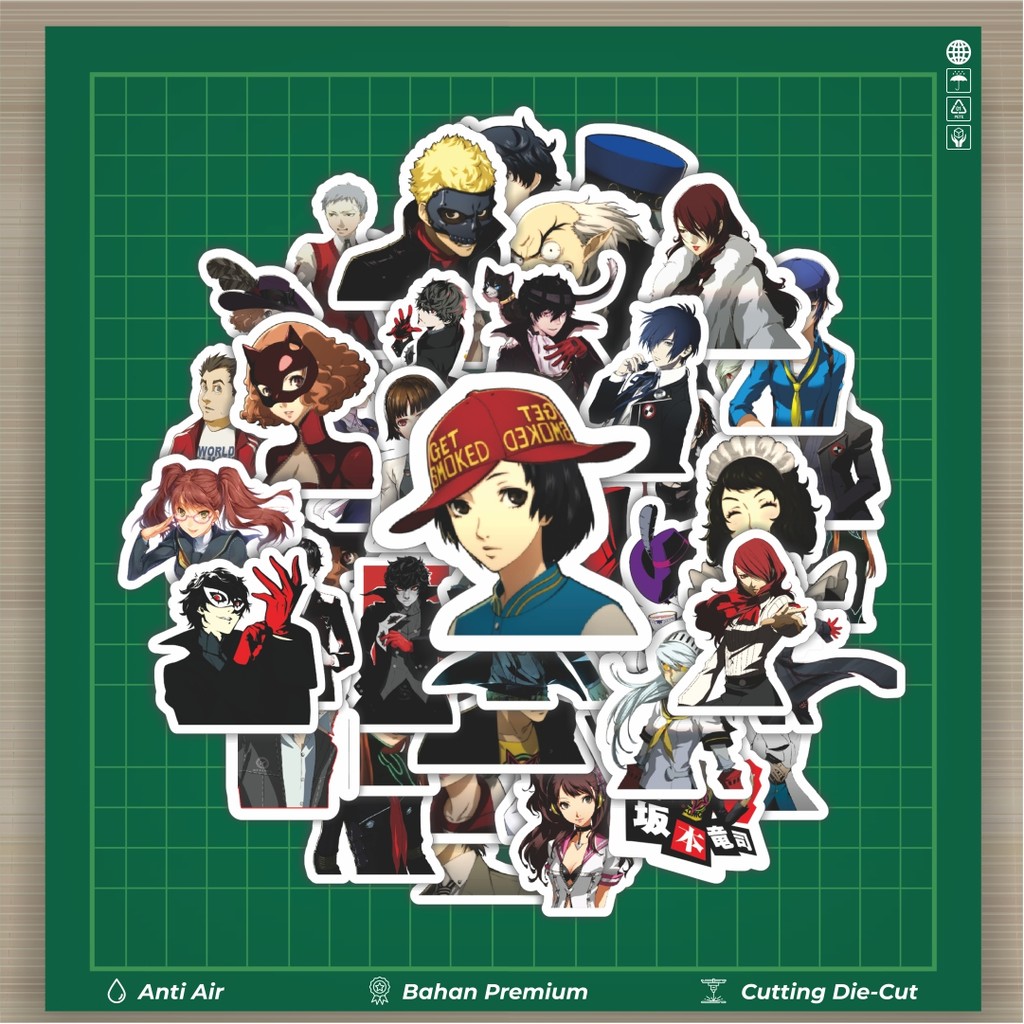 

HOT 50 PCS STIKER Stiker Video Game Series Person A5 V2 Stiker Fashion Cars Decal Dingin Kartu Album Custom Vinyl Anti Air- Sticker Aesthetic Buku Journal Koper Casing HP Tablet Laptop Helm Motor Botol Minum
