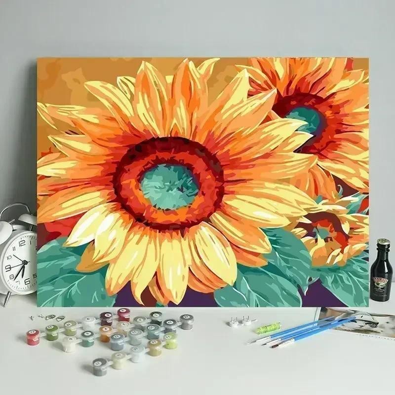 

YL-25947-Tulip DIY Digital Acrylic Flower Painting, Hand-Filled Landscape Painting, Explosion