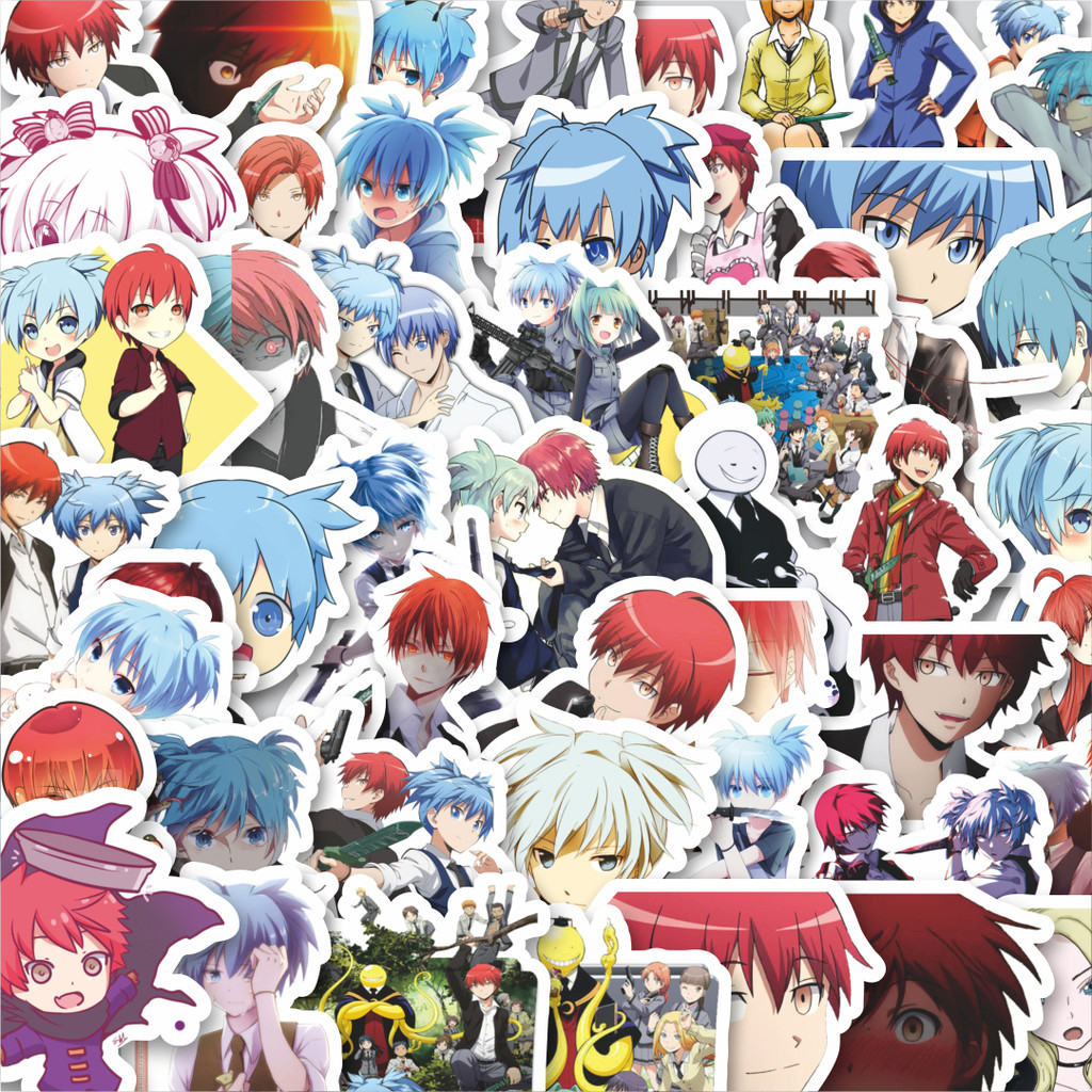 

Stiker Cutting Pack Stiker Anime Series Assasination Classroom Character Mix 2 Isi 100Pcs Series Aesthetic Lucu Keren Untuk Koper Bahan Vynil