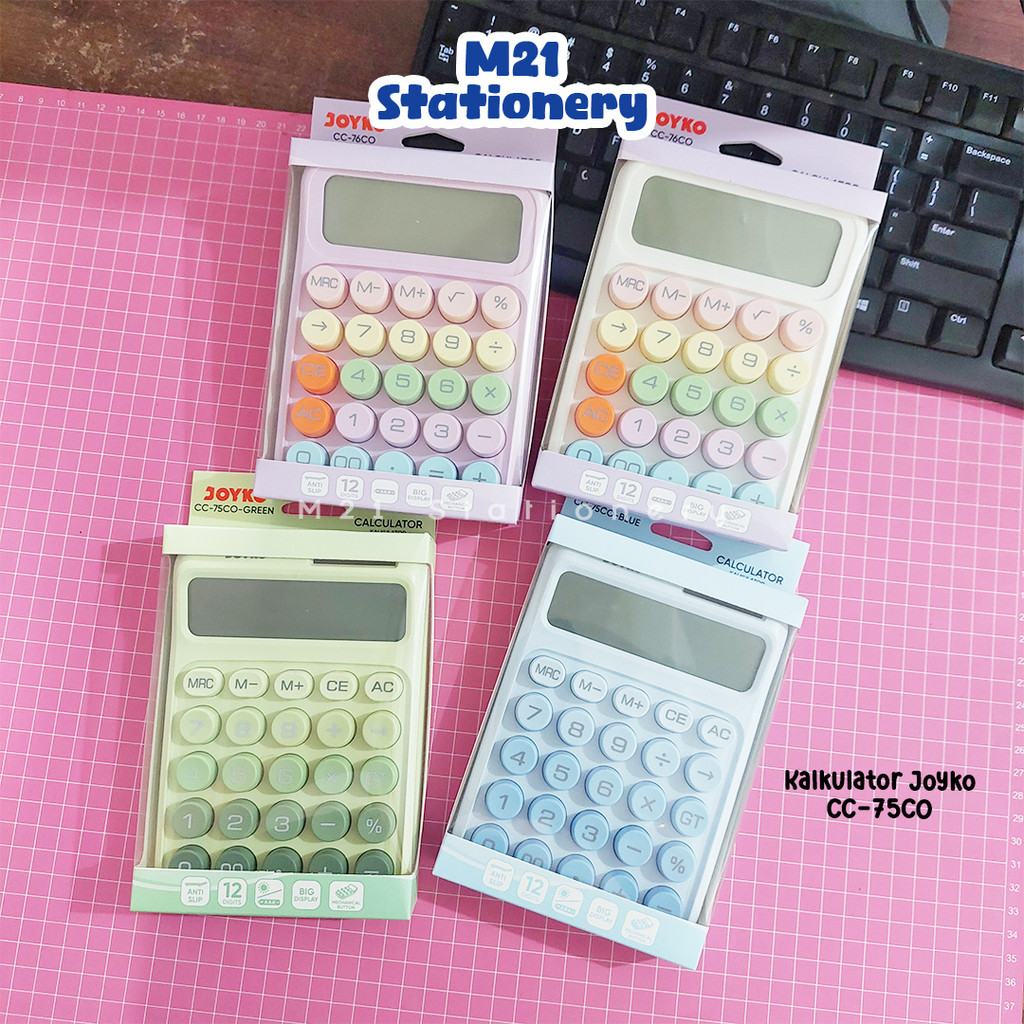 

KALKULATOR JOYKO CC-71CO / CALCULATOR CHECK & CORRECT KALKULATOR MINI LUCU AESTETIK MINIMALIS