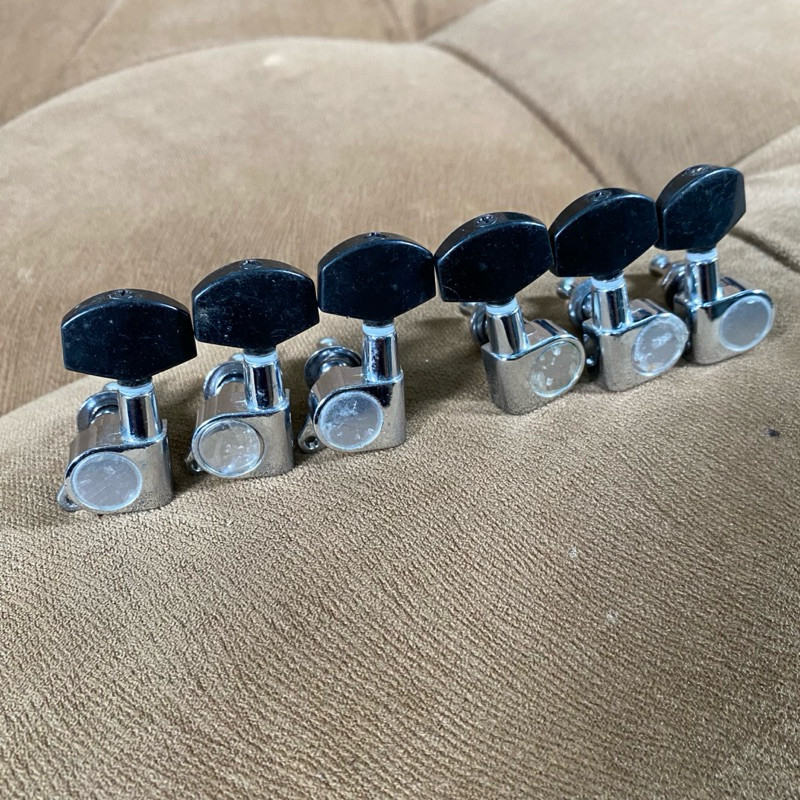 tuner gitar akustik crome hitam awet murah original