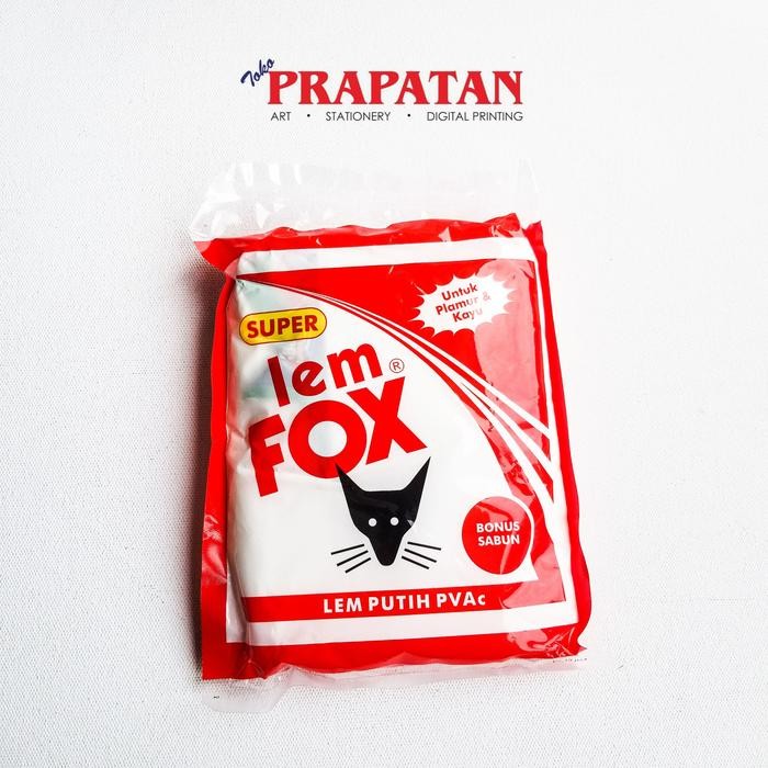 

Isi Ulang Lem Fox Putih PVAC 700g Super / Refill Lem Fox