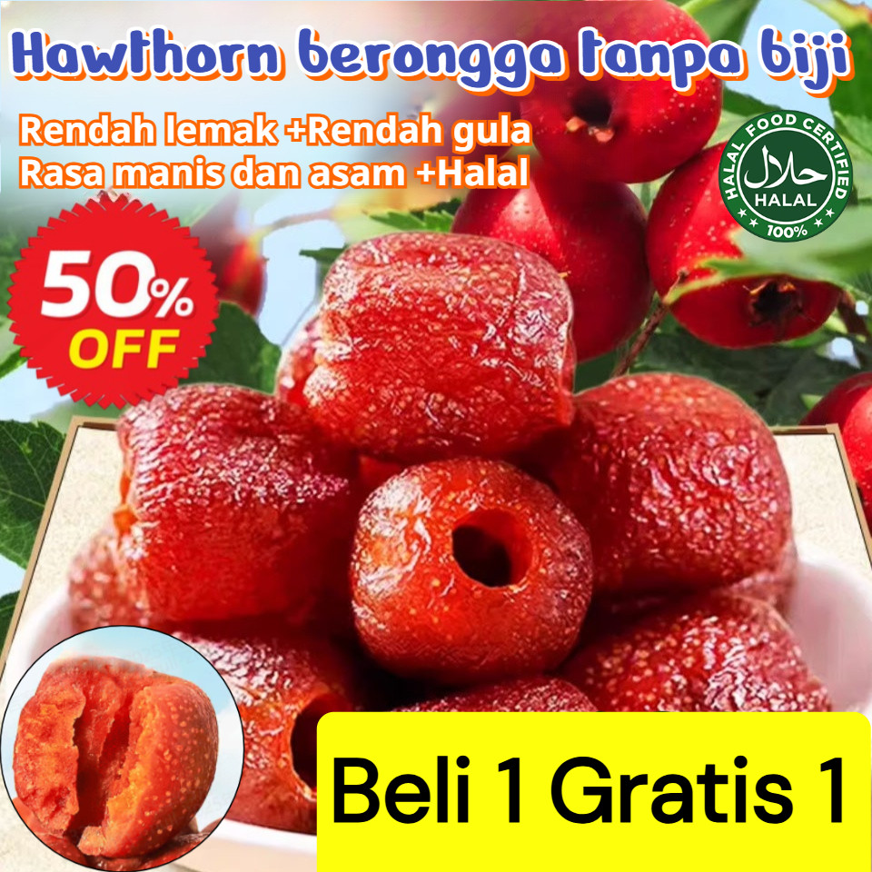 

⚡Pengiriman Cepat⚡Hawthorn Berongga Tanpa Biji/Hawthorn Kering 250g Freeze Dried 100% Buah Asli Kering/cemilan Buah
