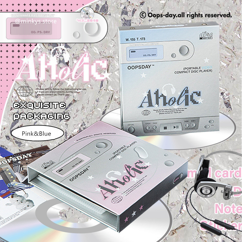 

MINKYS VCD Type 2 Spaces Kpop Photocards Collect Book Binder Notebook Cover Diary Agenda Planner Stationery