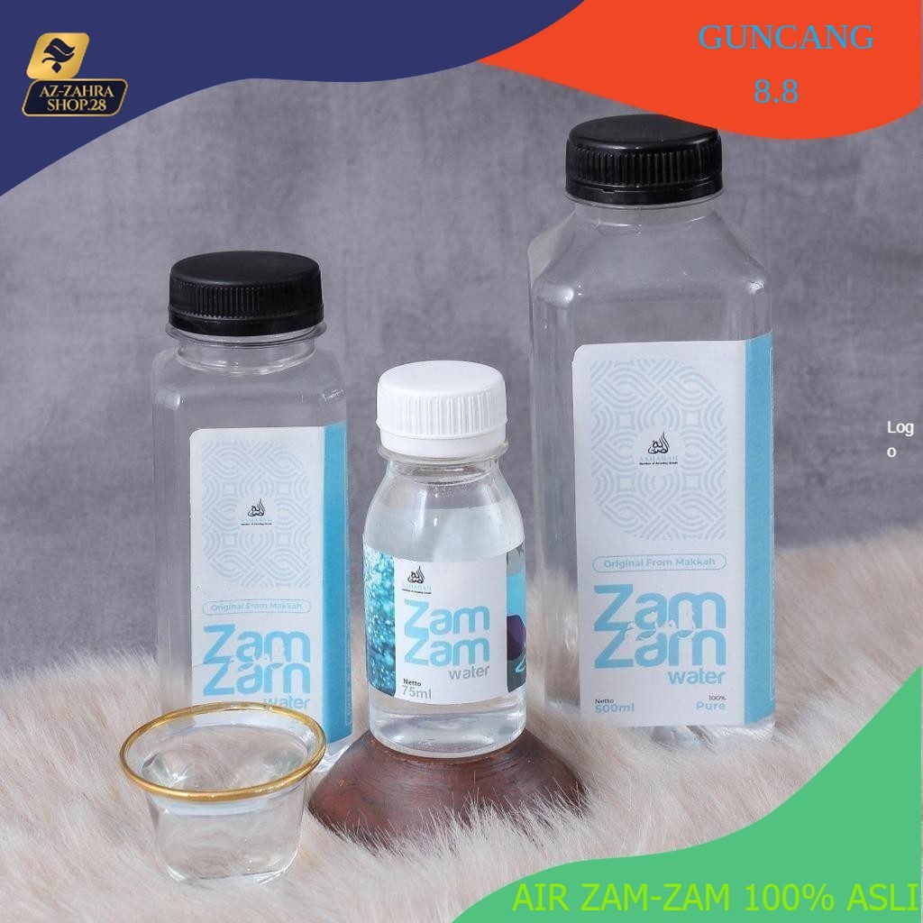 

Air Zamzam Asli 100% 500ml 250ml Zam Zam Water Original Oleh Oleh Haji Umrah
