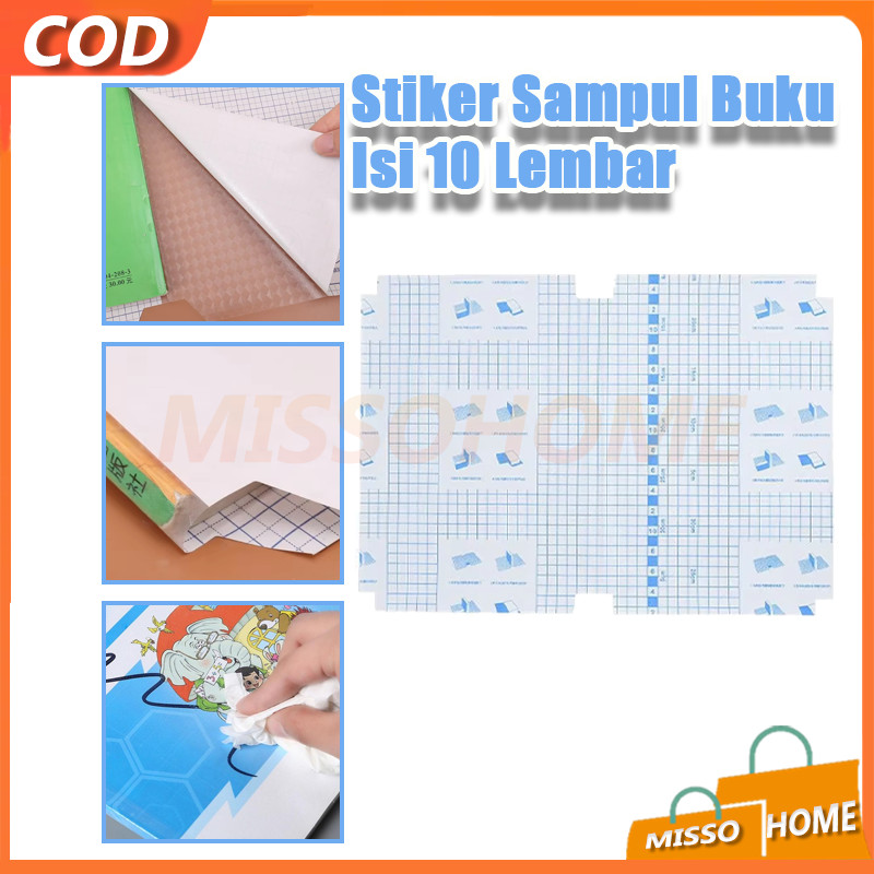 

Self-Adhesive Book Cover Waterproof 10Pcs/Sticker Sampul Frosted Buku/Sampul Buku Stiker Pvc