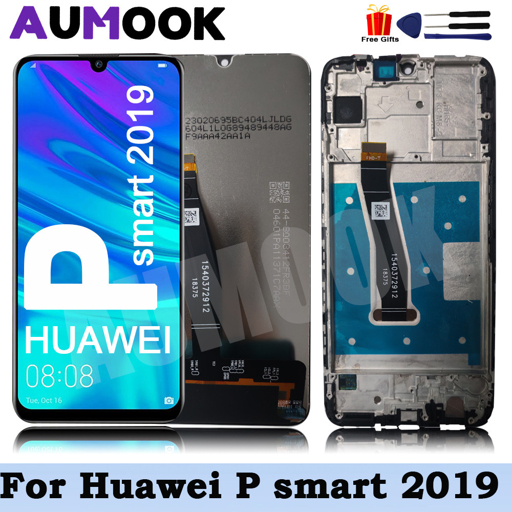 LCD For Huawei P smart 2019 Display POT-LX1 LX2J LX3 Tou Screen Digitizer Assembly For HUAWEI P Smar