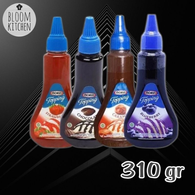 

MORIN TOPPING CARAMEL COKLAT STRAWBERRY BLUEBERRY 310 Gram