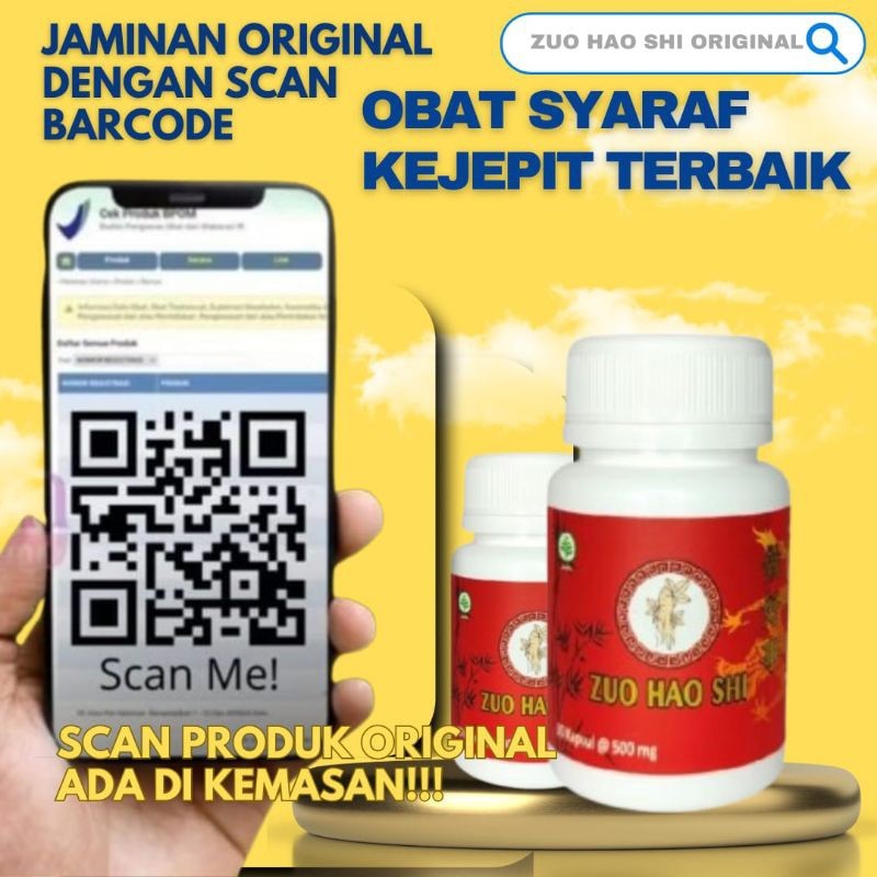 ( Terlaris) Zou Hao Shi Kapsul Herbal Untuk Mengobati Syaraf Kejepit Nyeri Sendi Obat Cina Asli 100%