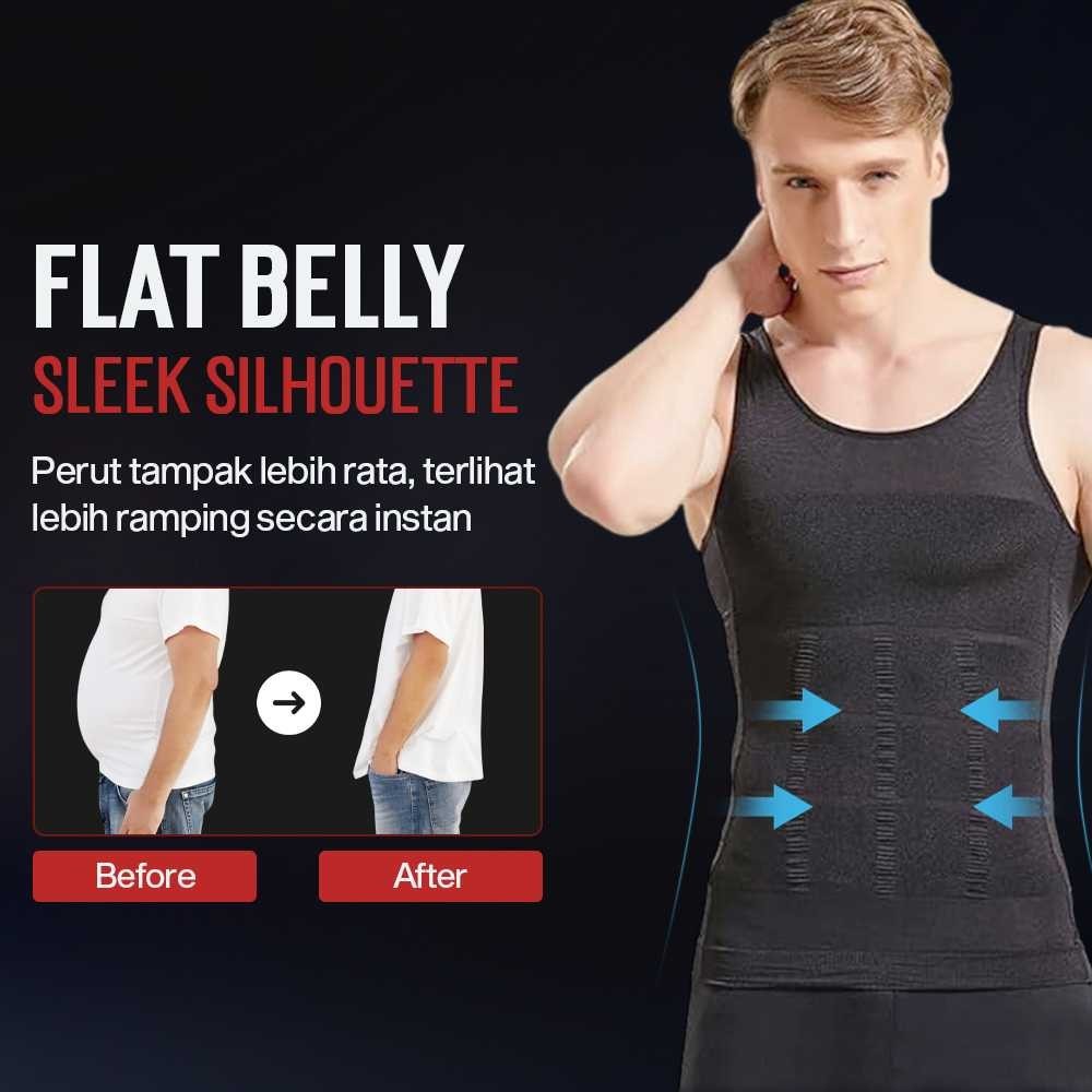 ANDEASTR CXZD Baju Singlet T-Shirt Korset Pembentuk  Body Shaper - YB-76