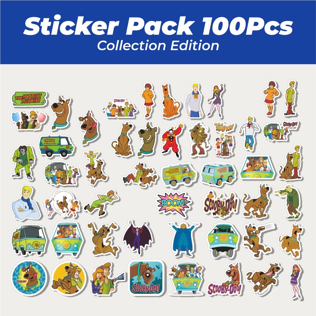 

Hot Stiker Warner Bros Series Scooby Doo Lucu Anti Air Stikers Berperekat Waterproof Sticker Decal Buat Motor Helm Buku Journal Koper Casing HP Laptop Botol Minum