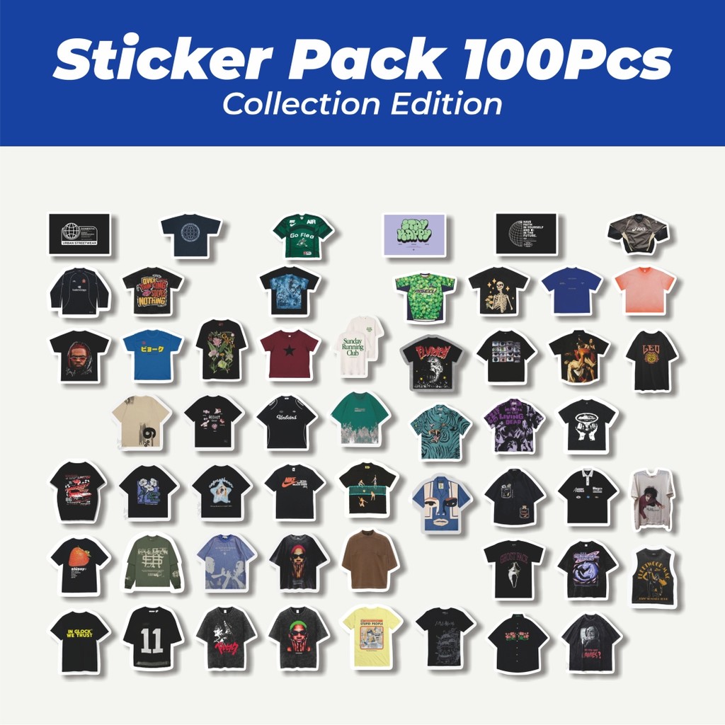 

Hot Stiker T-Shirt V14 Lucu Anti Air Stikers Berperekat Waterproof Sticker Decal Buat Motor Helm Buku Journal Koper Casing HP Laptop Botol Minum