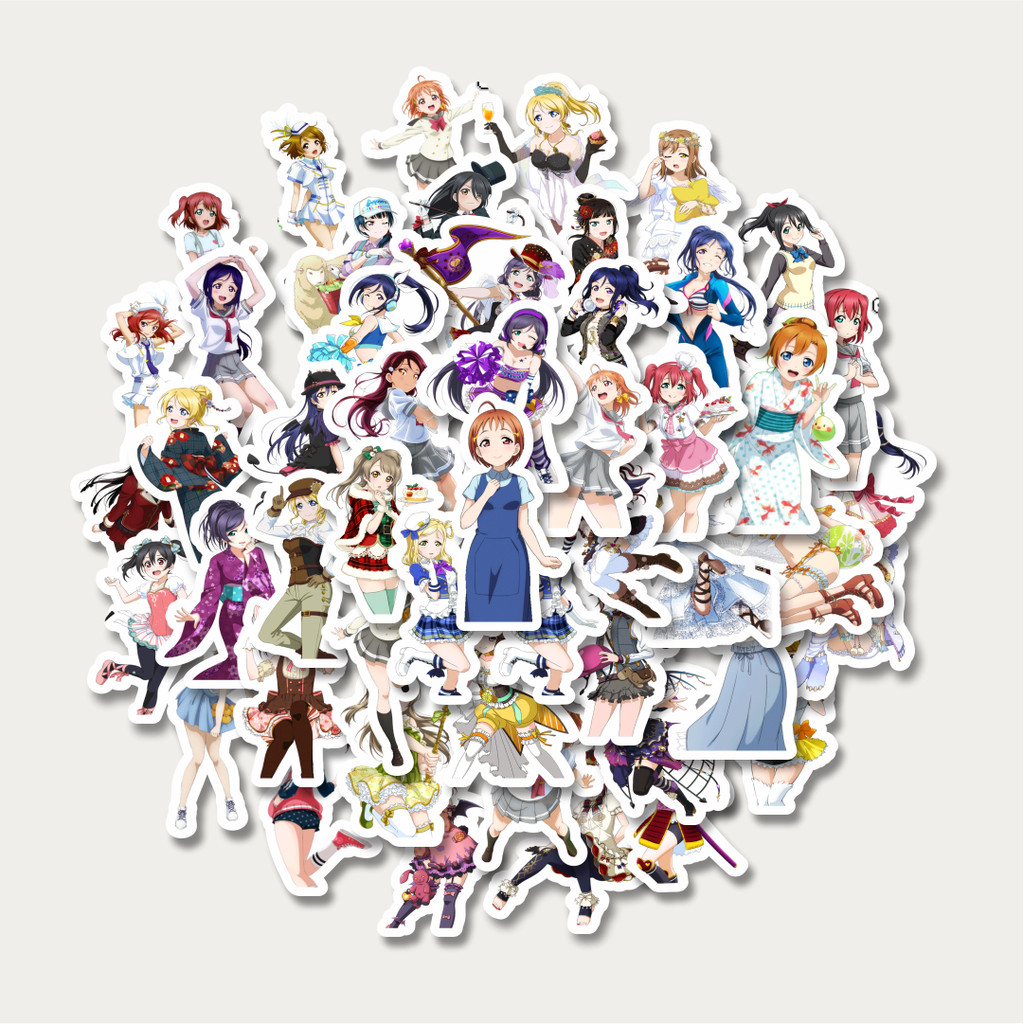 

Sticker Pack Stiker Anime Series Love Live Character Mix 7 | Sticker TUMBLR | Stiker LAPTOP KOPER HELM