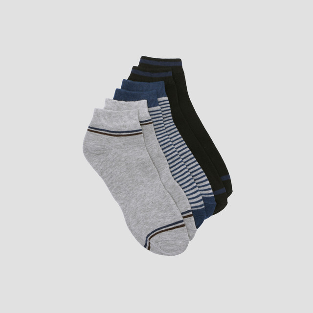 XS12QA Cole 3 pack Ankle Combo Strip Kaos Kaki Pria 122241806