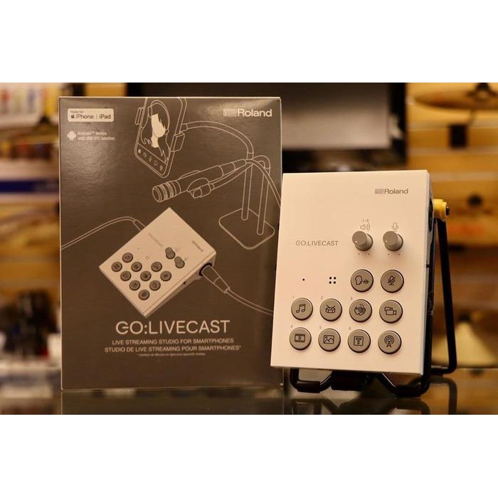 ROLAND GO LIVECAST Live Streaming Studio for Smartphones GO LIVE CAST