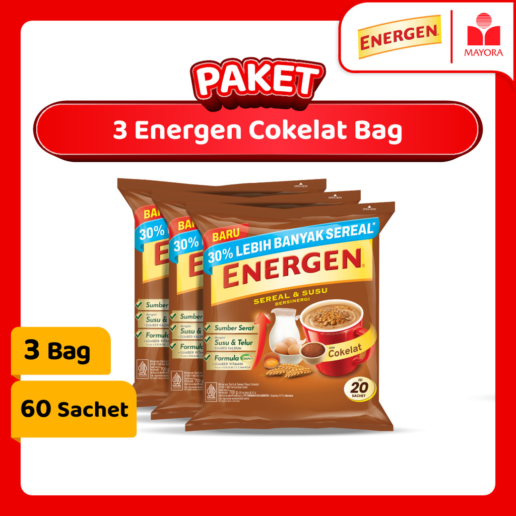 

Paket 3 Energen Cokelat Bag