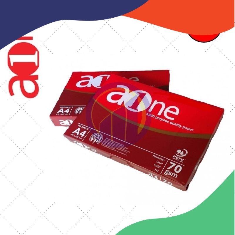 

(Rim) A1One Kertas HVS A4 70 Gsm