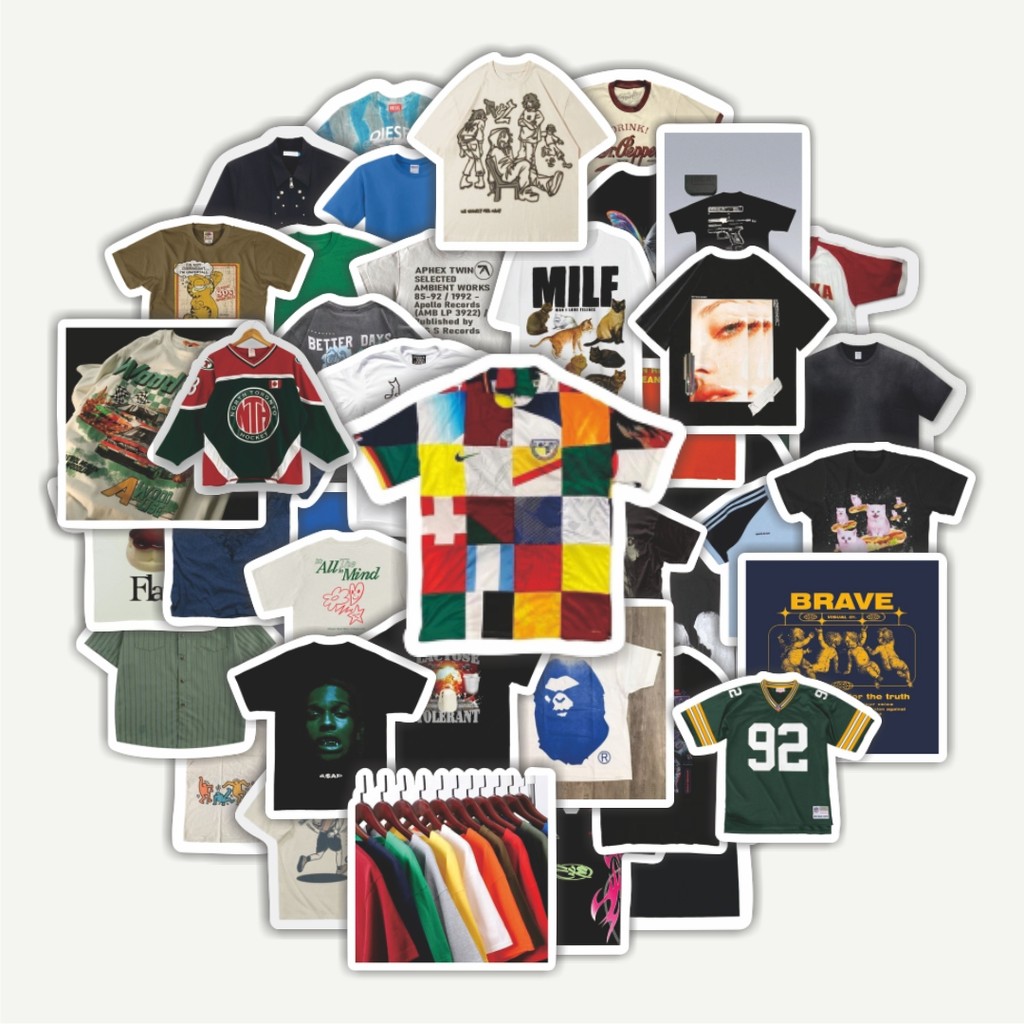 

Sticker Pack Stiker T-Shirt V2 | Sticker TUMBLR | Stiker LAPTOP KOPER HELM
