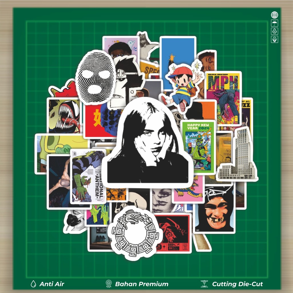 

HOT 50 PCS STIKER Stiker Random V12 Stiker Fashion Cars Decal Dingin Kartu Album Custom Vinyl Anti Air- Sticker Aesthetic Buku Journal Koper Casing HP Tablet Laptop Helm Motor Botol Minum