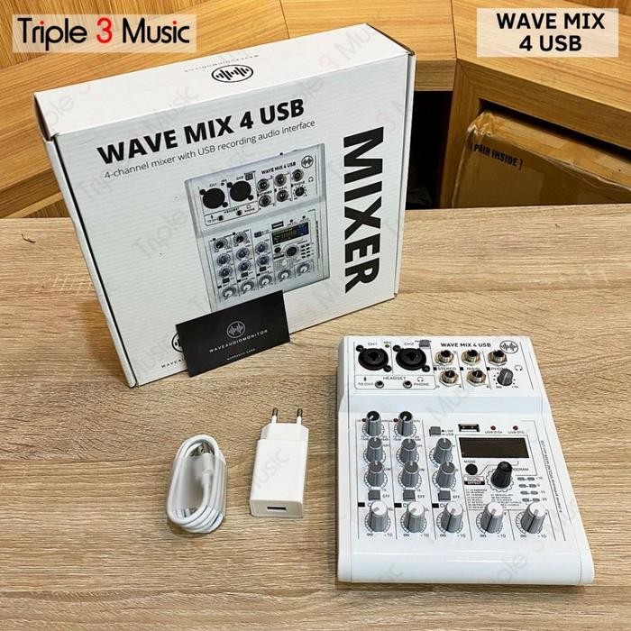 WAVE MIX4USB MIX 4 USB mixer audio USB soundcard Monitor Drummer