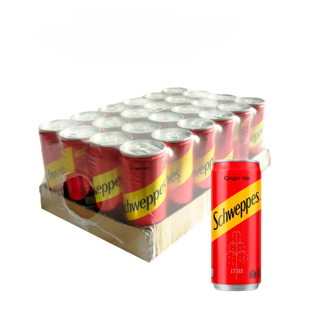 

Paket 1 Dus - Schweppes Ginger Ale Can 250 ml