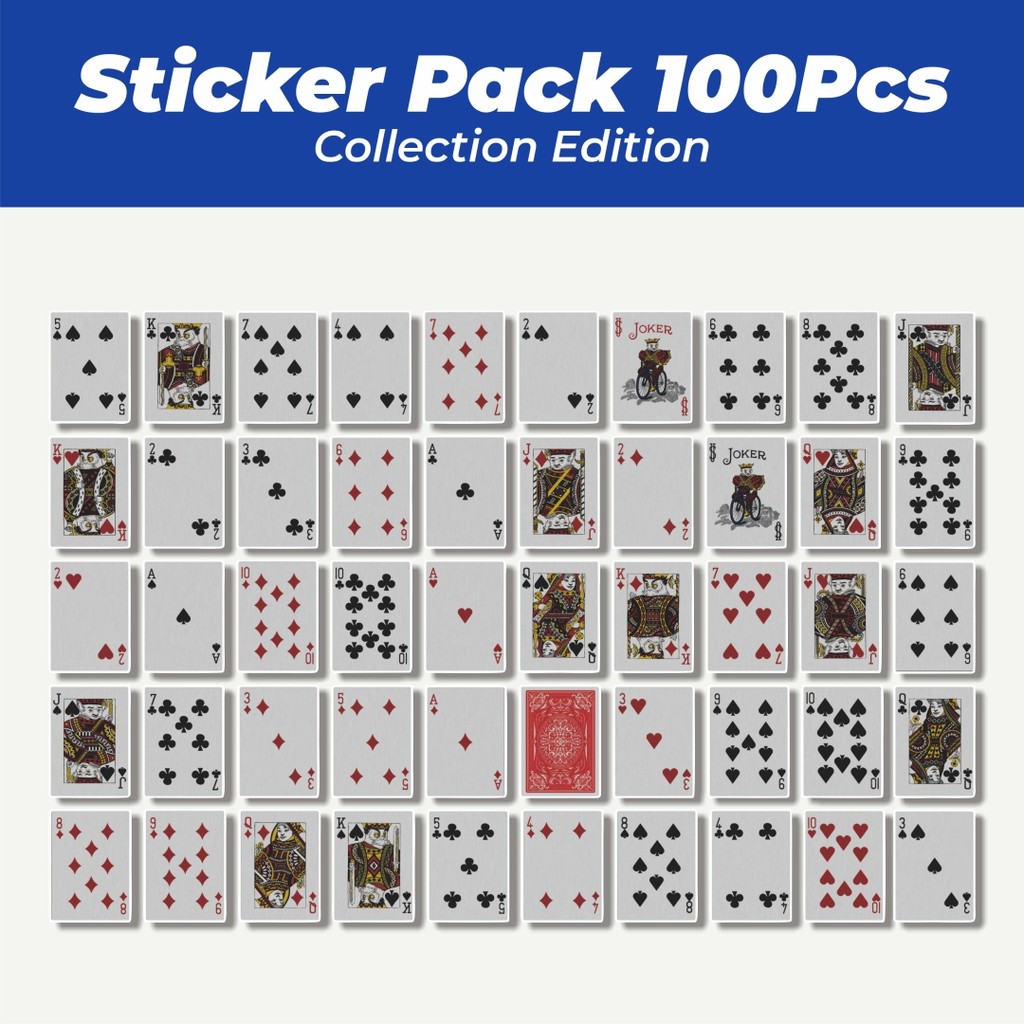 

Hot Stiker Game Kartu Poker V2 Lucu Anti Air Stikers Berperekat Waterproof Sticker Decal Buat Motor Helm Buku Journal Koper Casing HP Laptop Botol Minum