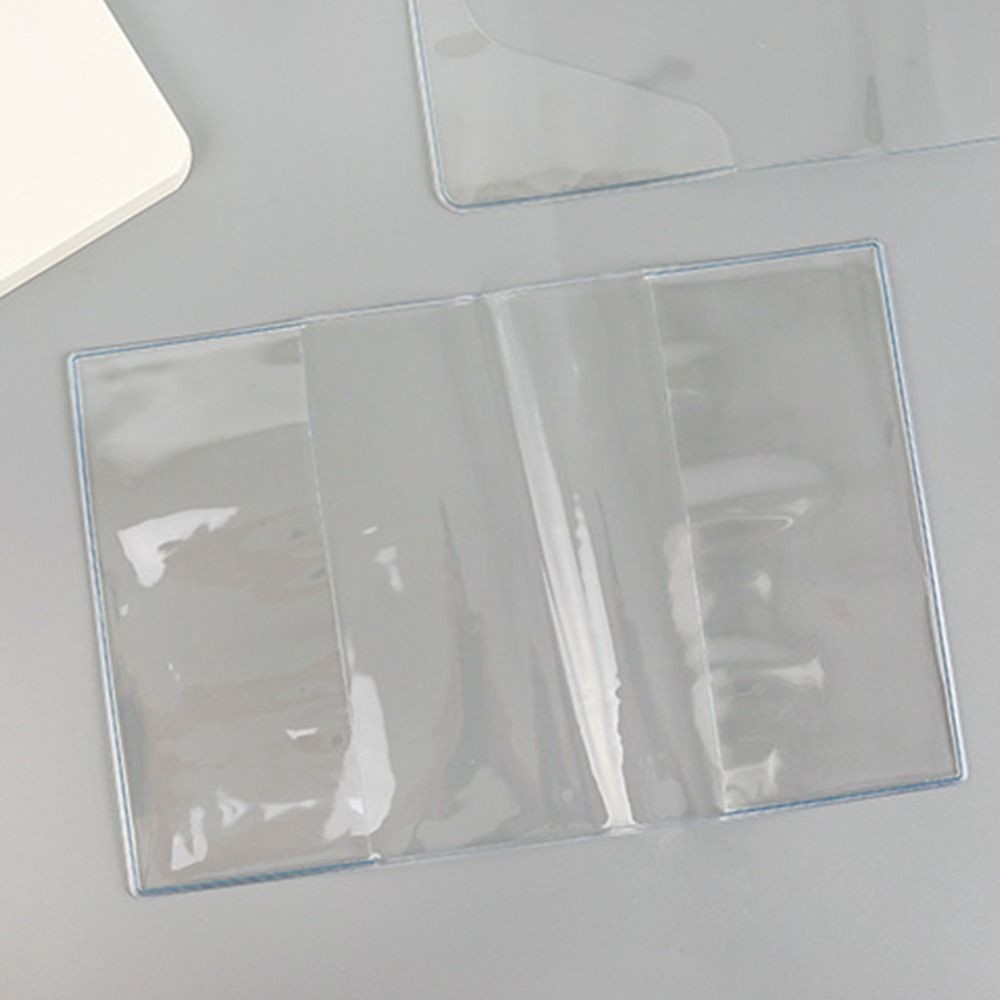 

Durable A5/A6 Notebook Protective Sleeve PVC Waterproof Book Cover Transparent Scrapbooking Cover Agenda Planner