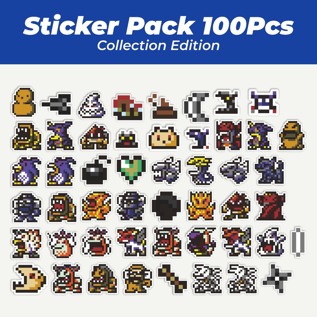 

Hot Stiker Pixel Digimon V1 Lucu Anti Air Stikers Berperekat Waterproof Sticker Decal Buat Motor Helm Buku Journal Koper Casing HP Laptop Botol Minum
