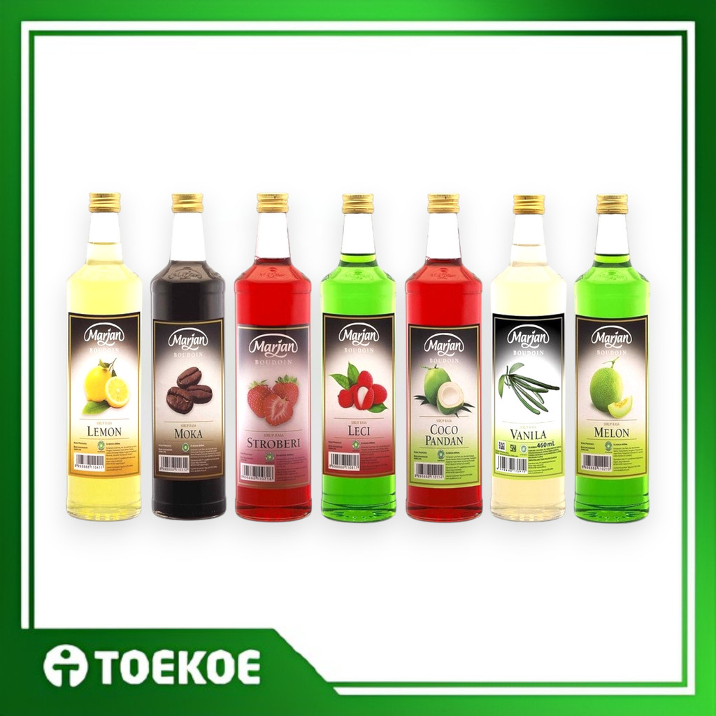 

TOEKOE Sirup Marjan Boudoin 460ml Semua Varian Rasa (WAJIB CO TAMBAHAN PACKING KARDUS & BUBBLE WRAP)