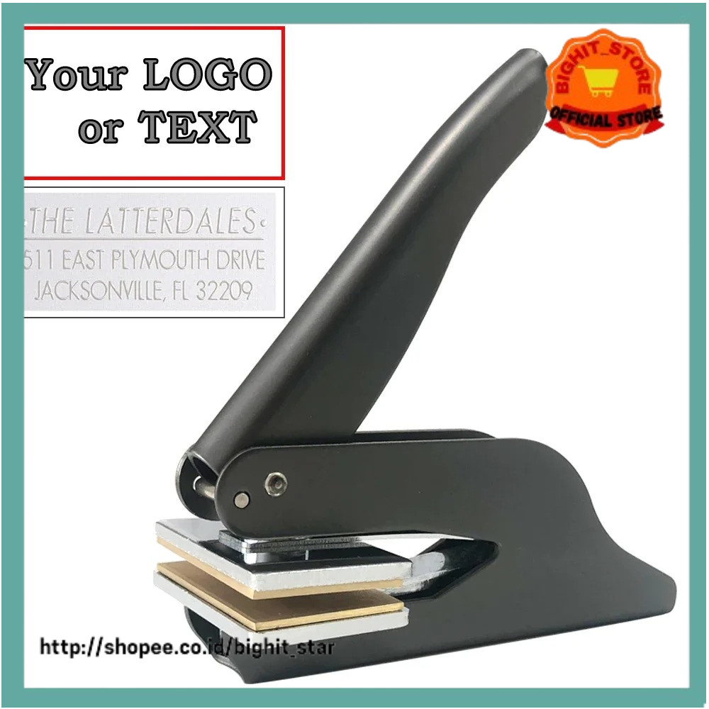 

Embosser Stamp Customized Private Logo Customization Library Book Invitation Wedding Embossing Stamp Company Paper Leather Seals