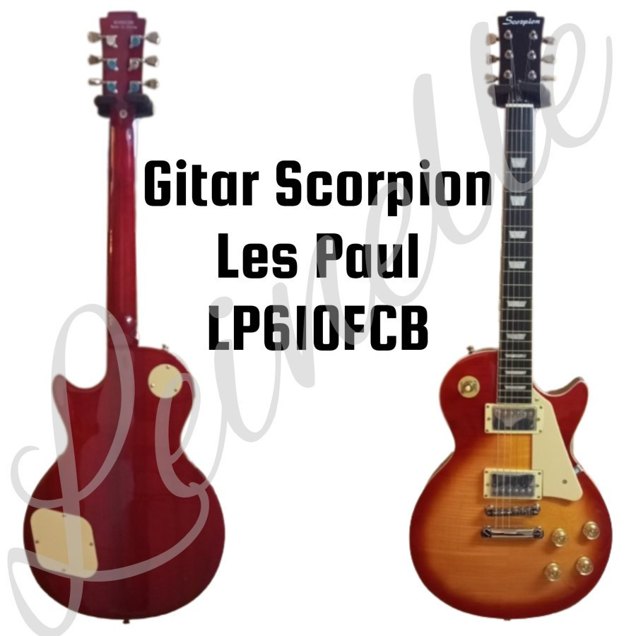 Scorpion LP610FCB Gitar Elektrik Electric Guitar model Les Paul