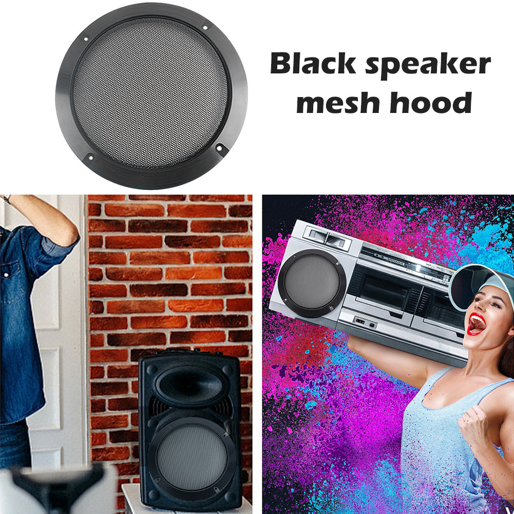 COD Tutup Grill Speaker Cover Pelindung Speaker Audio Ukuran 6.5 Inch Bahan Metal Mesh Ram Audio Spe