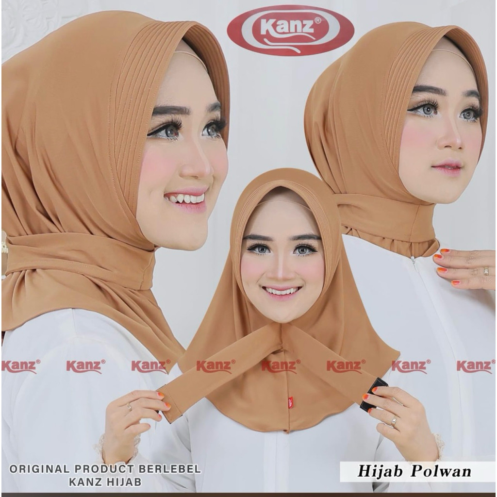 Bergo Instan Polwan Kanz | Jilbab Instant