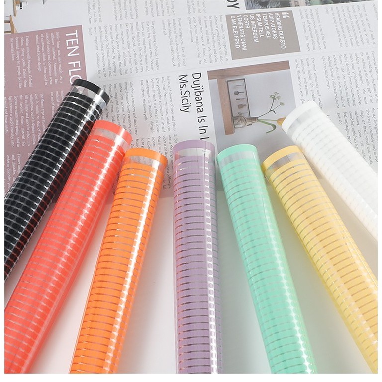 

[ 20 LEMBAR ] Flower Wrapping Polkadot Cellophane Kertas Buket Bunga Transparan List Florist Ecer KB6189