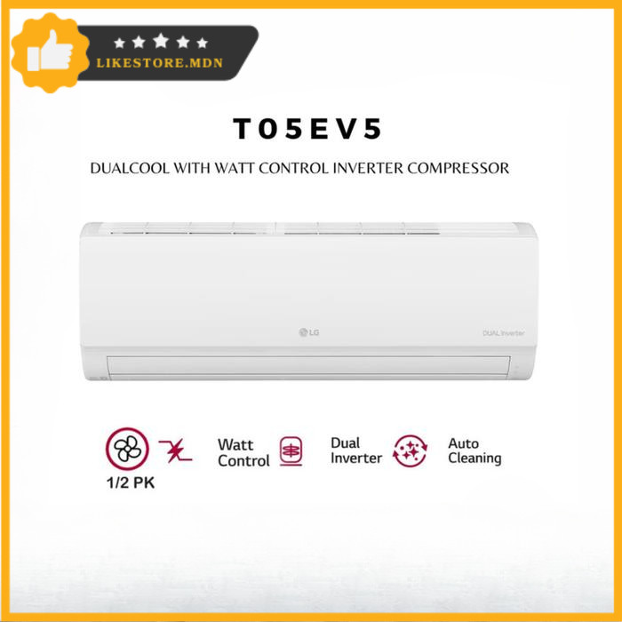 LG AC INVERTER 0.5PK T05EV5