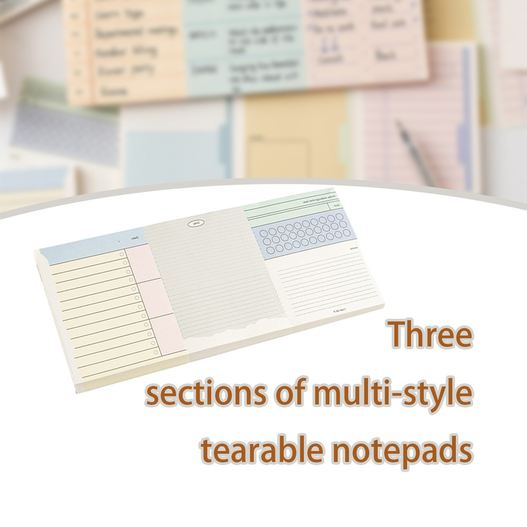 

[Catatan Minimalis] Memo Pad Tiga Warna Gradient/Penanda Tugas Sekolah & Agenda Kerja