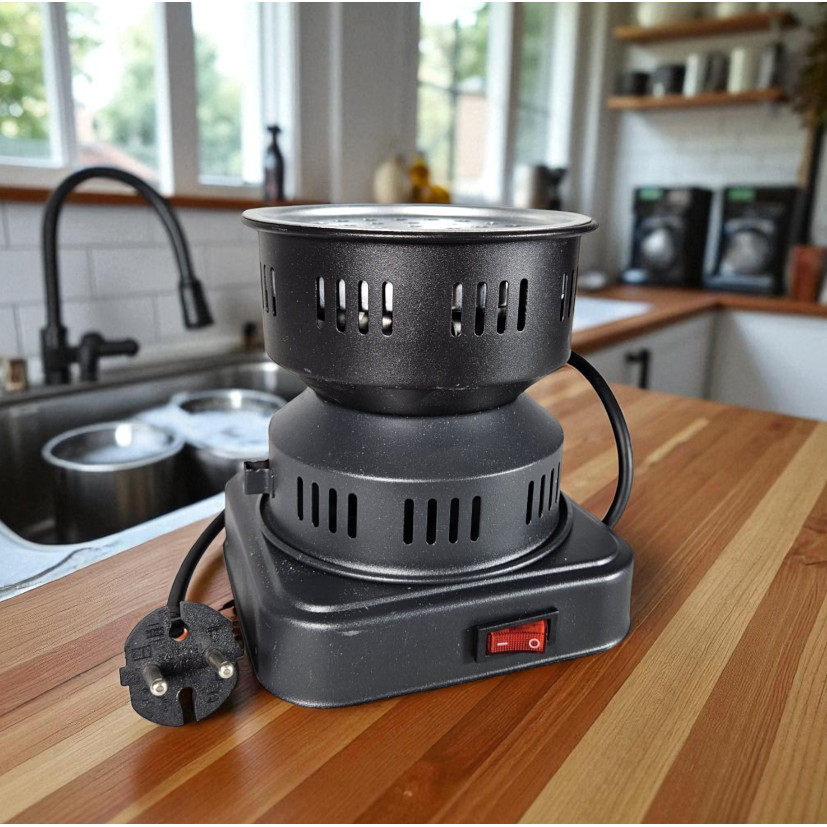 Kompor Listrik Mini Pemanas Arang Hookah BBQ Charcoal Burner 500W - ZD-A016