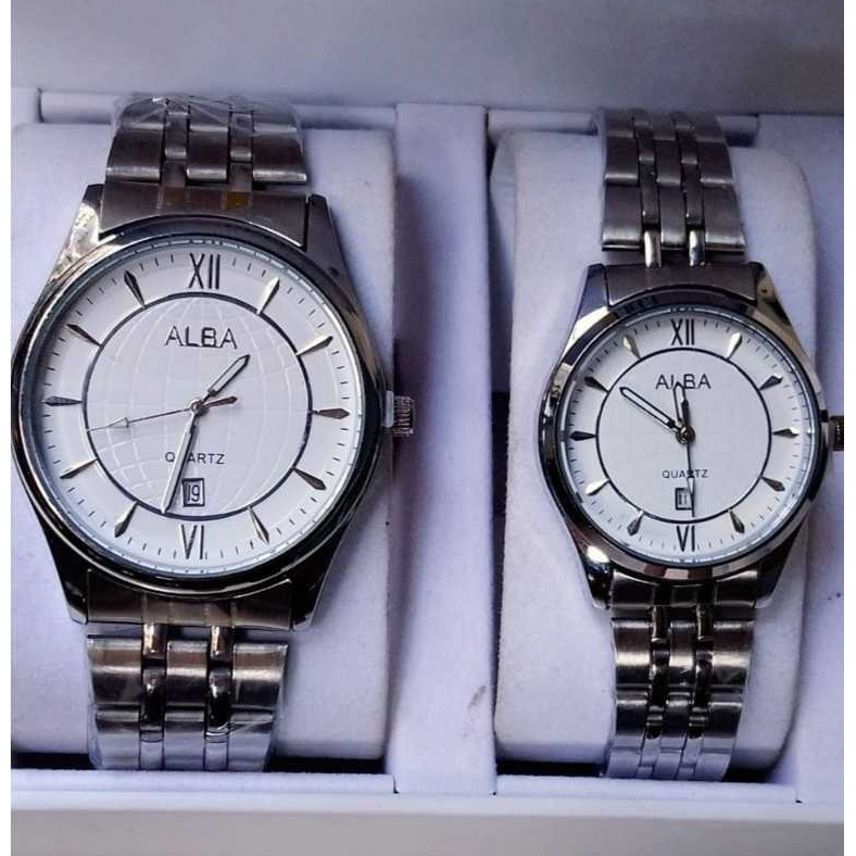Jam Tangan Couple Stylish Terlaris Berkualitas Simple Analog Besar Keren Kekinian Murah Sporty Arloj