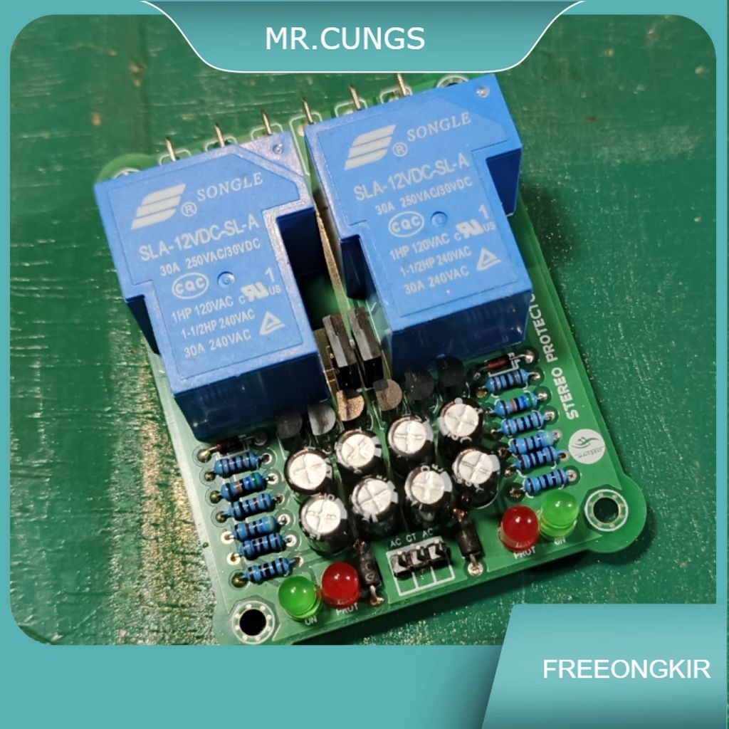 Kit speaker protektor stereo 30a dobel layer anti korslet dan dc protector komponen original balap