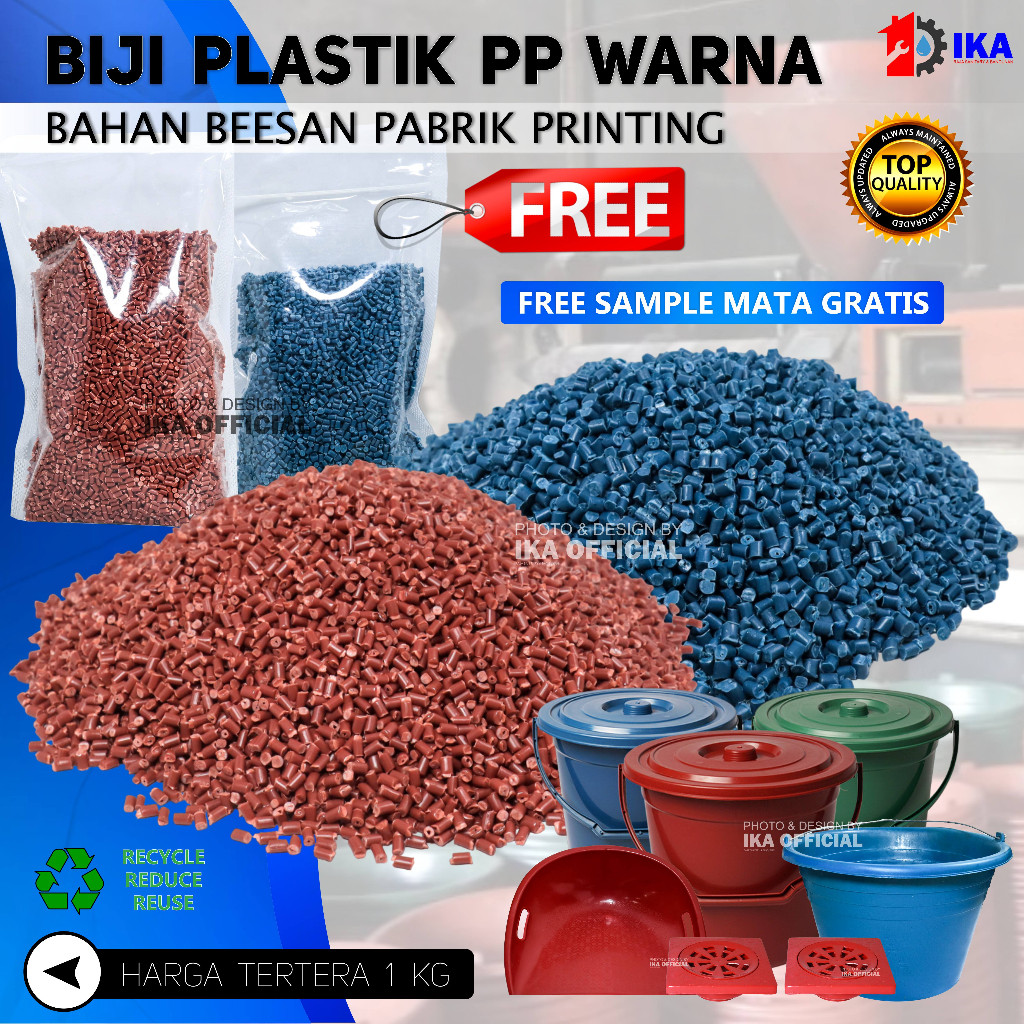 Biji Plastik PP Warna per kg biji plastik PP murni Polypropylene Propan