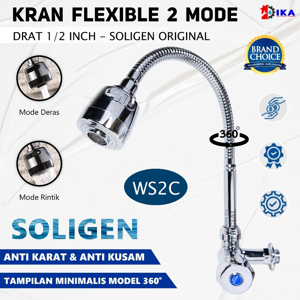 SALE  Keran Cuci Piring Kran Angsa Keran Wastafel Keran Angsa Flexible - 1/2 Inch Kran Tembok Kran S