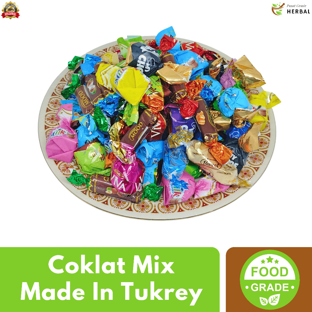 

New Coklat Arab Mix 1Kg Truffle Premium Asli | Aneka Cokelat Turkey Turki Oleh Oleh Haji dan UmrohPremium