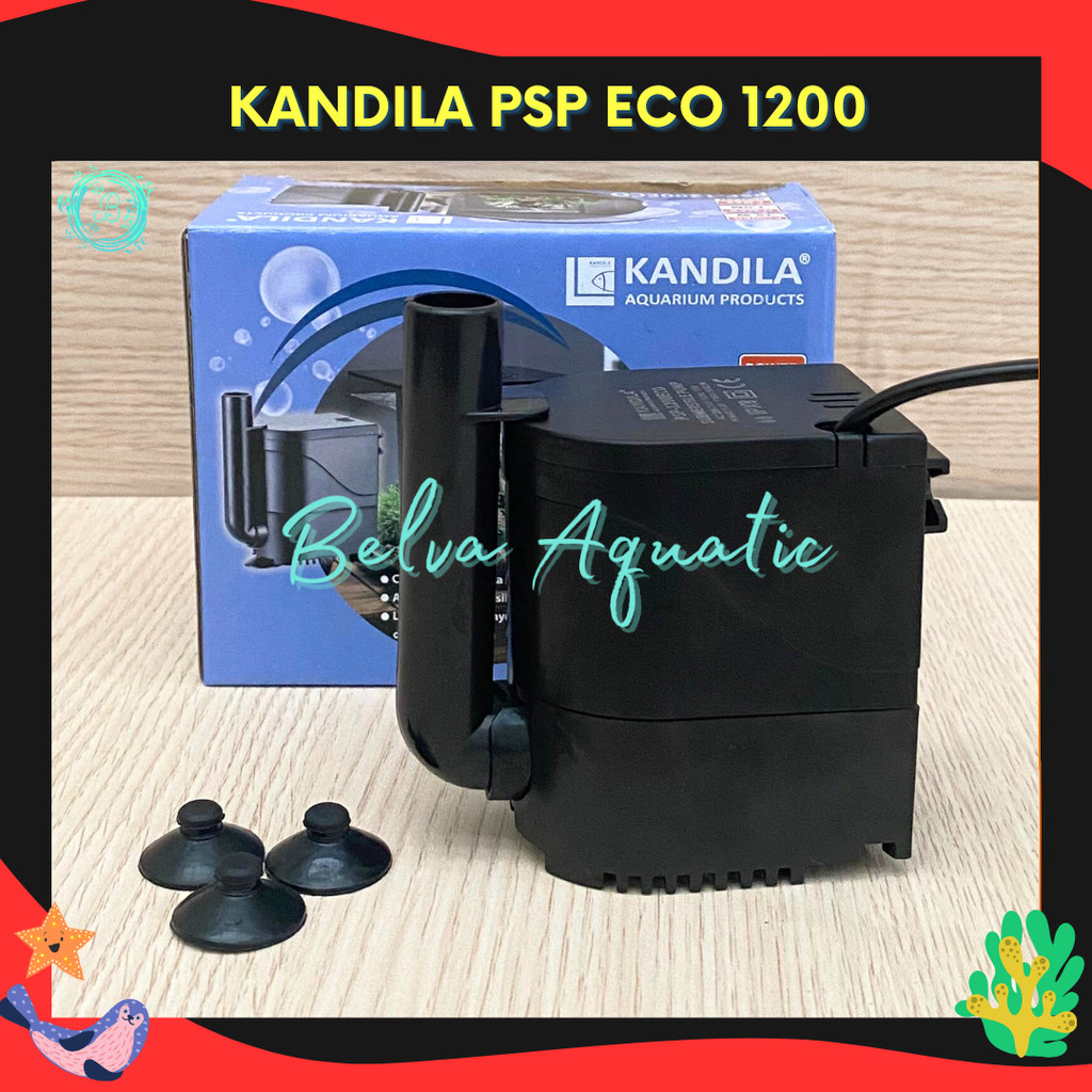 Kandila Psp 1200 Eco Pompa Celup Aquarium Kecil 1200 Kandila Psp Eco 1200