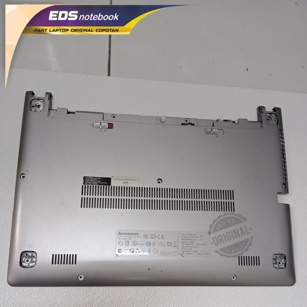 Casing Bawah Bottom Case Lenovo Lenovo Ideapad S300 S310 M30-70 13.3 inch  _silver