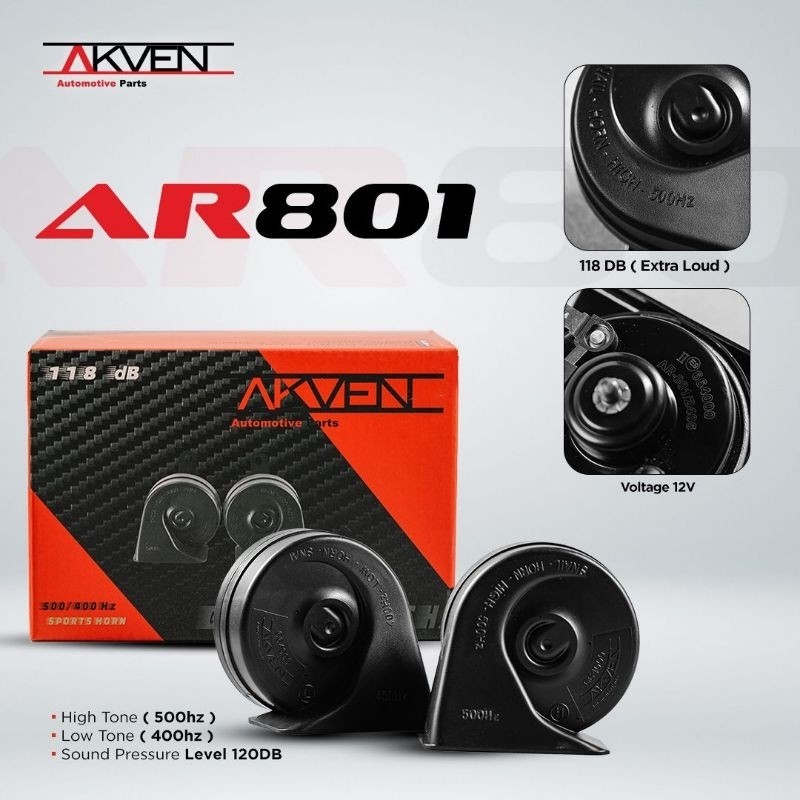 KLAKSON KEONG AKVEN 118 DB ORI100% AKVEN