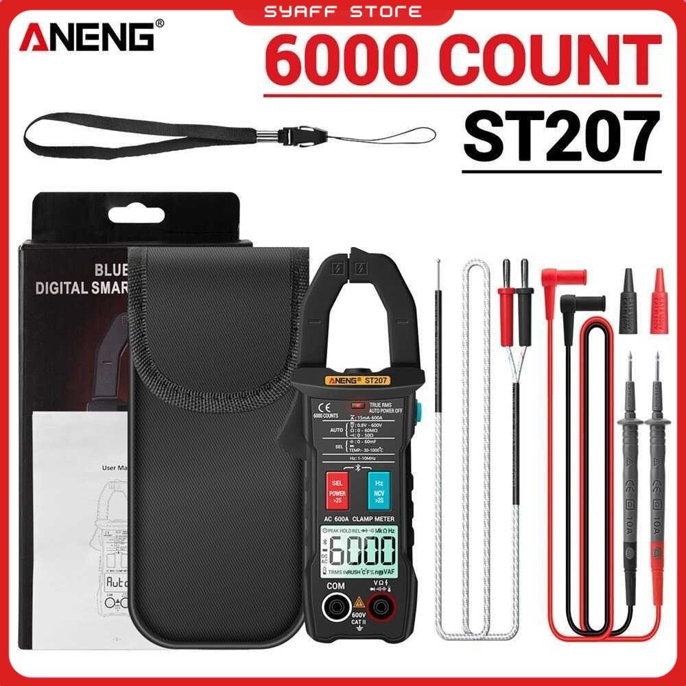 ANENG Digital Bluetooth Multimeter Voltage Tester Clamp - ST207