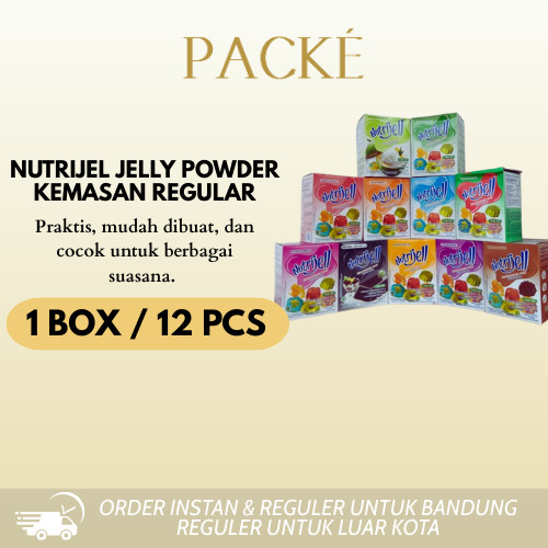 

Nutrijel/Agar-Agar/Puding Kemasan Regular 15/30 g 1BOX/12PCS [BESAR]
