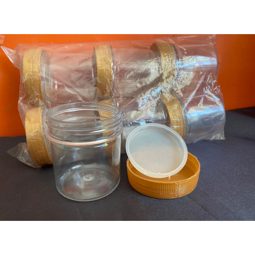 Toples/Botol/Jar Plastik Selai/Bumbu/Sambal Kecil 80 ml Isi 6 Pcs